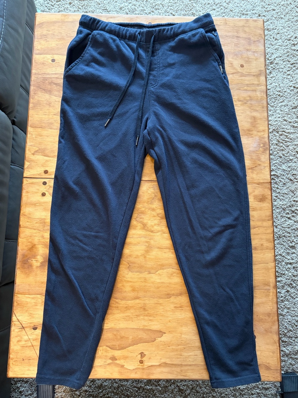 Eddie Bauer Men's Navy Blue Drawstring Lounge Sweatpants